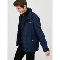 Regatta Men's Matt Waterproof Shell Jackets - Navy/Navy, Large