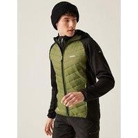 Regatta Men's Thompson Lightweight Symmetry Zip Neck Fleece, Black, 5XL