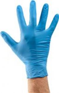 Keepclean Nitrile Blue Powdered Free Gloves Box Of 100