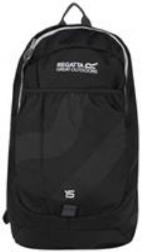 Regatta Bedabase II Hardwearing Comfort Strap Backpack - Black/LIght Steel, 15 Litre