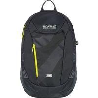 Regatta Altorock II Hardwearing Comfort Travel Rucksack - Ebony/Neon Spring, 25 Litre