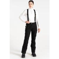 Dare2b Womens Effused Ski Pants - Waterproof Breathable Fabric, Detachable Braces & Adjustable Waistband | Snow Proof Trouser Gaitors for Winter Skiing & Snowboarding