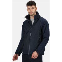 Regatta Professional Men's Water-repellent Ashford II Waterproof Jacket With Concealed Hood Navy, Size: M