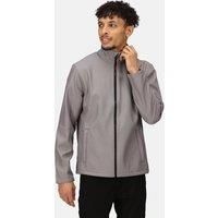 Regatta Professional Mens Ablaze Printable Softshell Jacket, Rock Grey(black), S EU