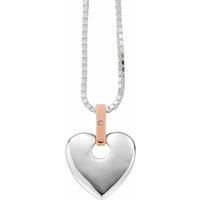 NEW CLOGAU WELSH GOLD & SILVER CARIAD HEART PENDANT. SCA010    RRP £239