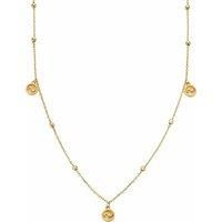 Clogau Women's Insignia 9ct Solid Gold Drop Necklace in Metallics