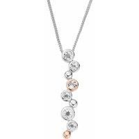 Official Welsh Silver & Rose Gold Clogau Celebration Pendant (22") £20 OFF!