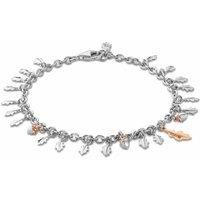 Clogau Silver 9ct Rose Gold Royal Clogau Oak Bracelet 3SOBR