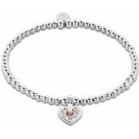 Clogau Cariad Sparkle Heart Affinity Bead Bracelet Standard