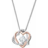 Clogau Always in my Heart White Topaz Pendant