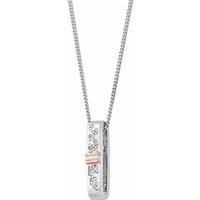 Clogau Cariad Sparkle White Topaz Drop Pendant Standard