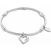 Clogau Past Present Future® Heart Silver Affinity Bracelet Standard