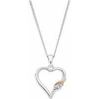 Clogau Past Present Future® Heart Silver Pendant Standard