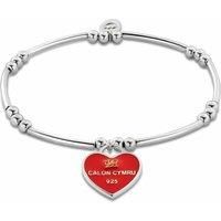 Clogau WRU Sterling Silver Welsh Heart Affinity Bracelet Standard