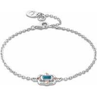 Clogau Enchanted Gateways Silver and Swiss Blue Topaz Bracelet Standard