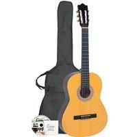 Encore ENC44OFT Natural Wood Full Size Classic Guitar Outfit