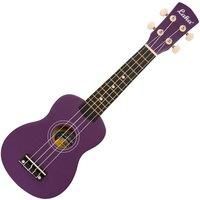 Laka Rainbow Series Soprano Ukulele & Carry Bag ~ Violet