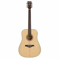 Vintage Performer Acoustic Folk Guitar Natural Gloss