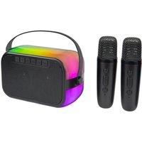 Easy Karaoke Karaoke Speaker with 2x Wireless Mics