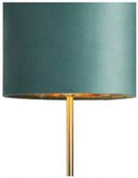 BHS Vera Metal Table Lamp - Teal