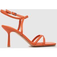 schuh samara strappy sandal high heels in orange