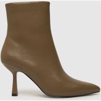 schuh bethan stiletto boots in brown