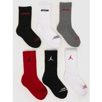 Nike multi kids legend crew socks 6 pack