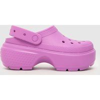 Crocs stomp clog sandals in pink