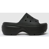 Crocs stomp slide sandals in black