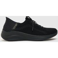SKECHERS slip ins ultra flex 3 trainers in black