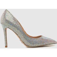 Steve Madden evelyn point high heels in silver