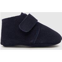 schuh navy crumble crib bootie Boys Baby Boots