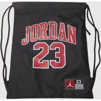 Nike black & red jordan jersey gym sack