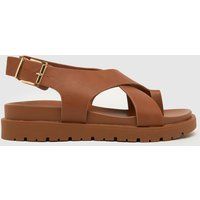 schuh Thora Sandals in Tan