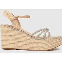 Steve Madden jaded wedge sandals in silver