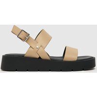 schuh tayla chunky sandals in natural