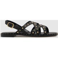 schuh thelma studded sandals in black