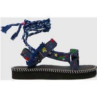 ARIZONA LOVE trekky navy thread sandals in navy