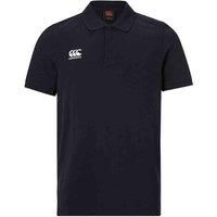 Canterbury Men/'s Waimak Cotton Polo Shirt | Rugby Shirt | Casual Top For Long Lasting Comfort, Black, S
