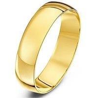 The Love Collection 9Ct Yellow Gold Personalised Band Wedding Ring