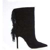 'Oliivia' Suede Heeled Boots