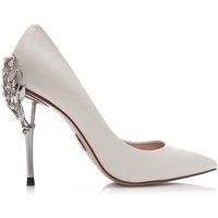 Womens Moda In Pelle Illari Ivory Leather Stiletto Heels