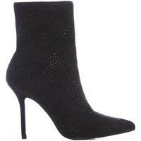 Womens Moda In Pelle Zoeyy Black Heeled Ankle Boots