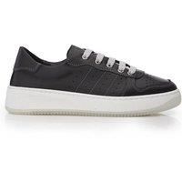 Shoon Women's Sh Melda Black Leather Trainers