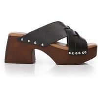 'Sh Saffron' Leather Flatforms