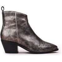 Moda In Pelle Women's Maevie Leather Cuban Heeled Ankle Boots