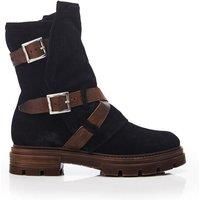 Moda In Pelle Women's Briona Suede Chunky Cleated Sole Boots