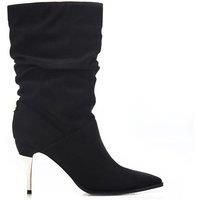 Moda In Pelle Women's Rochettie Black Stiletto Heeled Mid Calf Boots