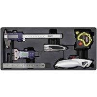 Sealey TBT12 Tool Tray with Measuring & Cutting Set 4pc