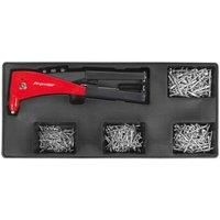 Sealey Tbt15 Tool Tray With Riveter And 400 Assorted Rivet Set